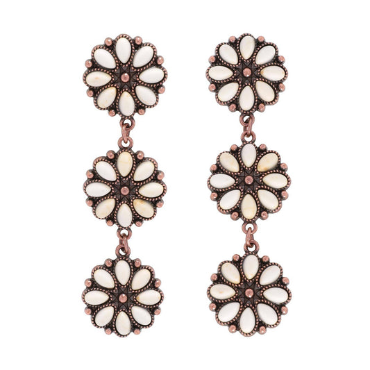 Western Turquoise Dangle Earrings