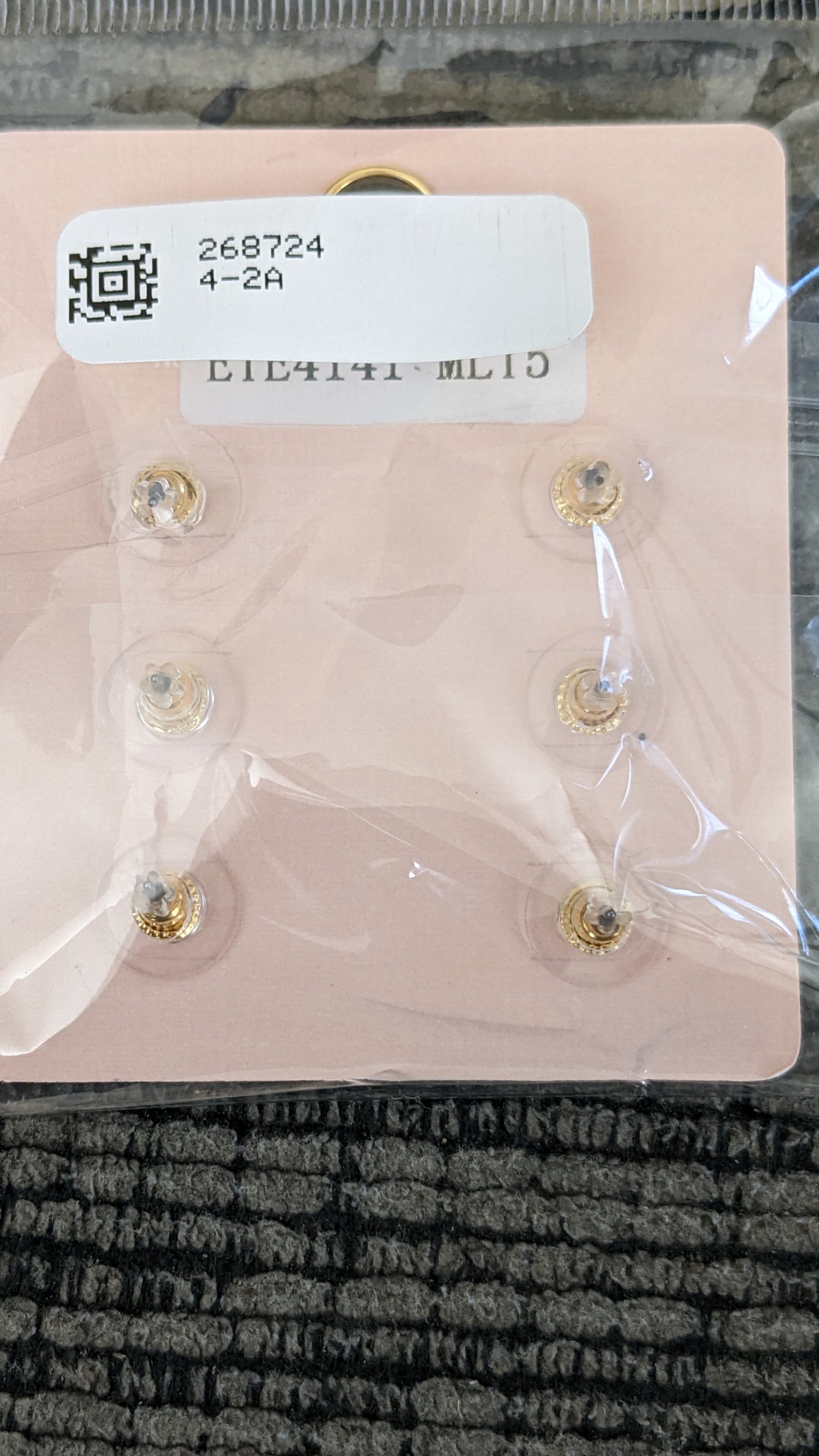 Candy Heart Message Stud Earrings