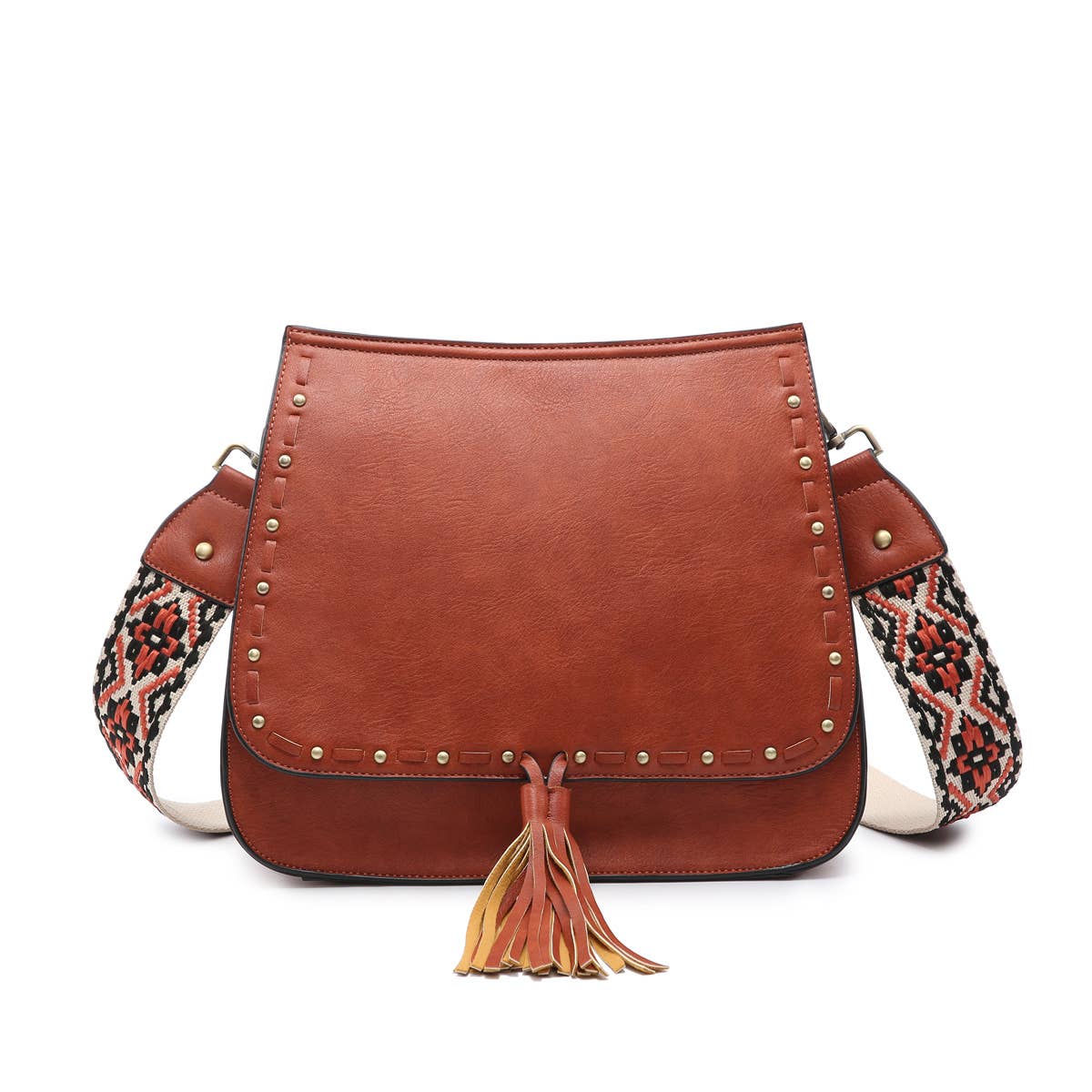 Bailey Crossbody with Print Contrast Strap