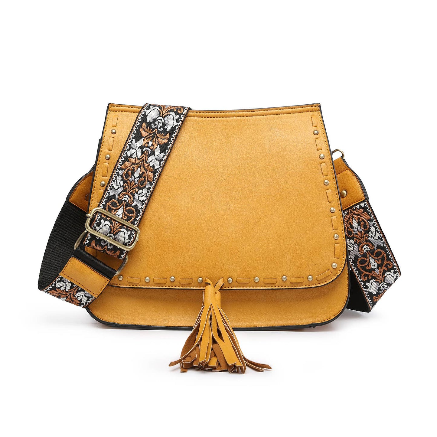 Bailey Crossbody with Print Contrast Strap