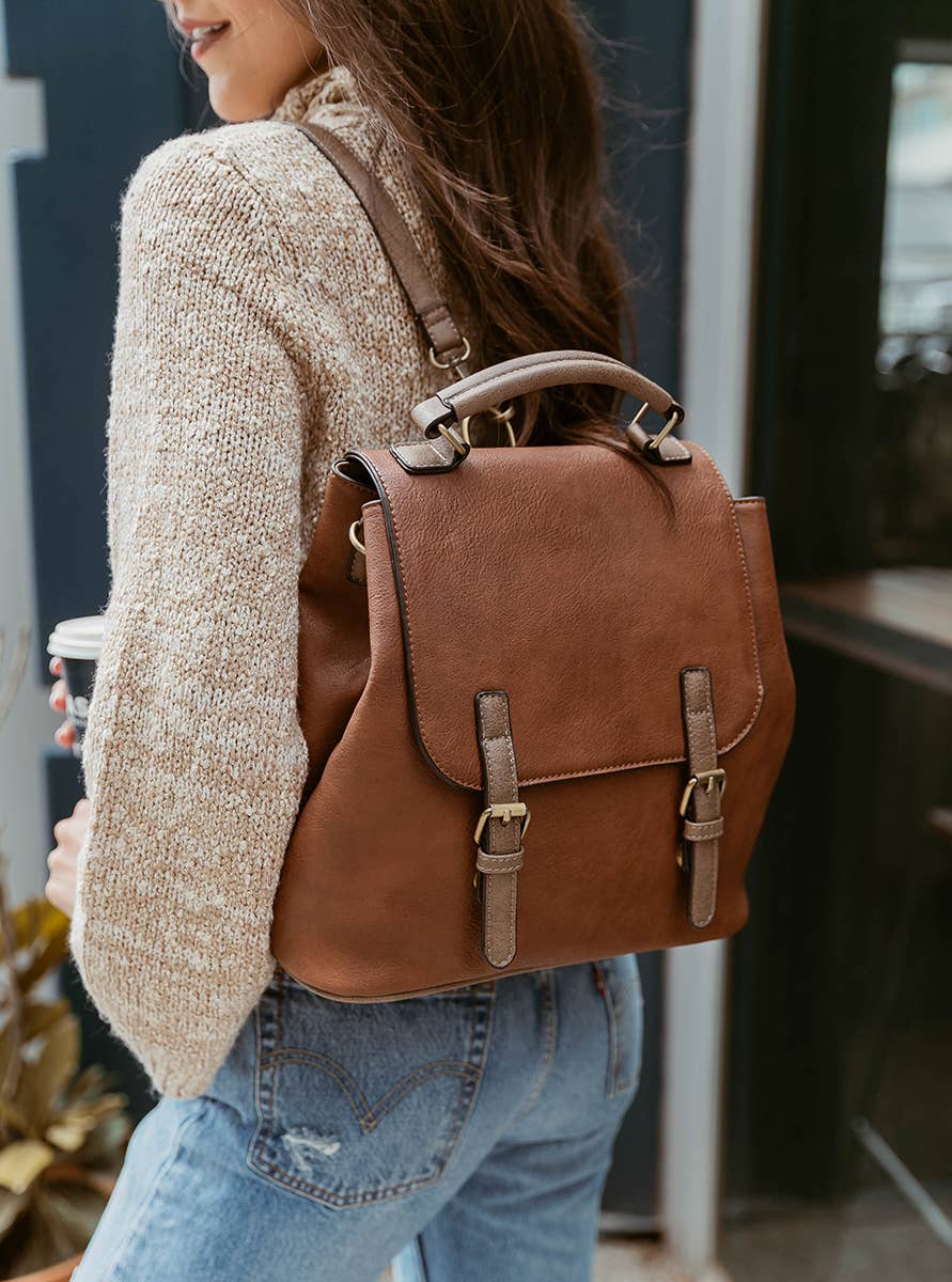BP1891 Brooks Convertible Backpack/Shoulder Bag