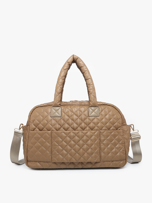 Mills Quilted Nylon Weekender