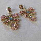 Pearl Bow Earrings