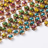 Rhinestone Fringe Earrings
