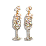 Champagne Glass Earrings