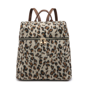 Cheetah Print Backpack Tote