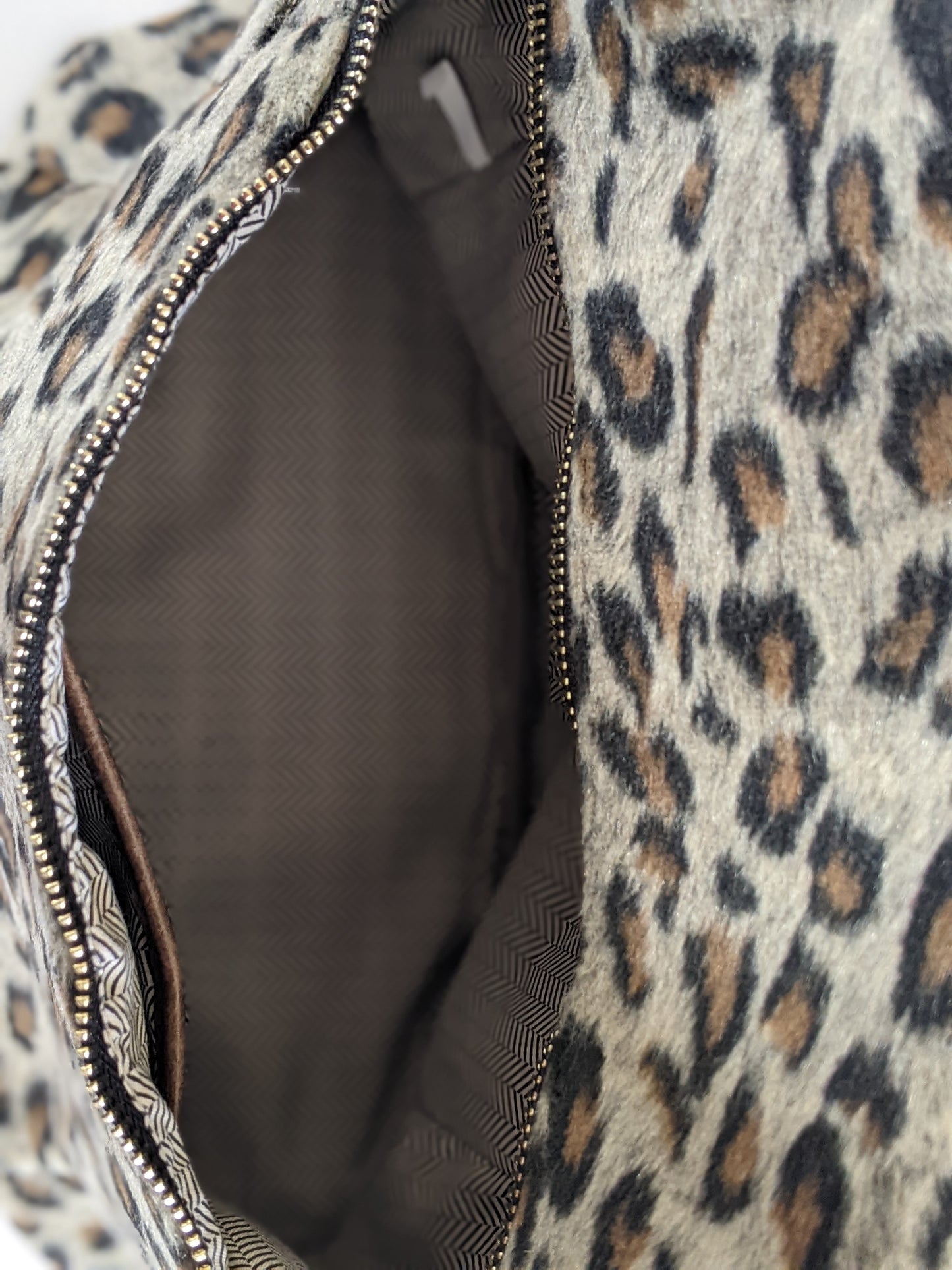 Cheetah Print Backpack Tote