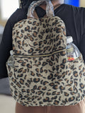 Cheetah Print Backpack Tote