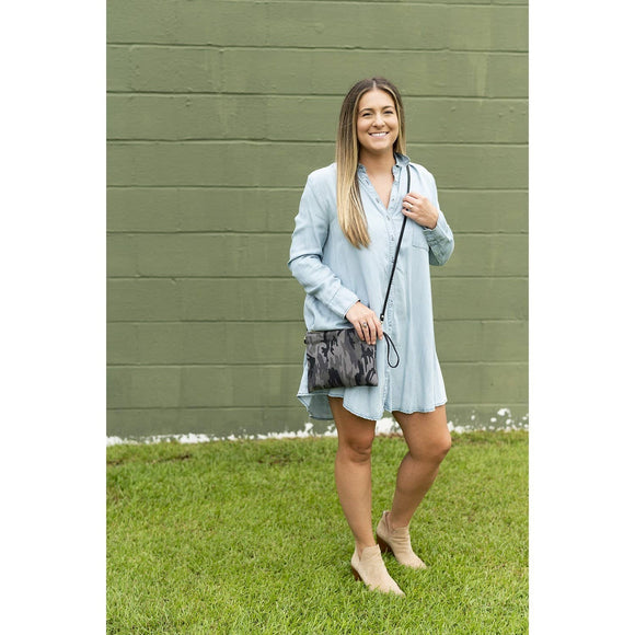 Black Camo Hayley Purse